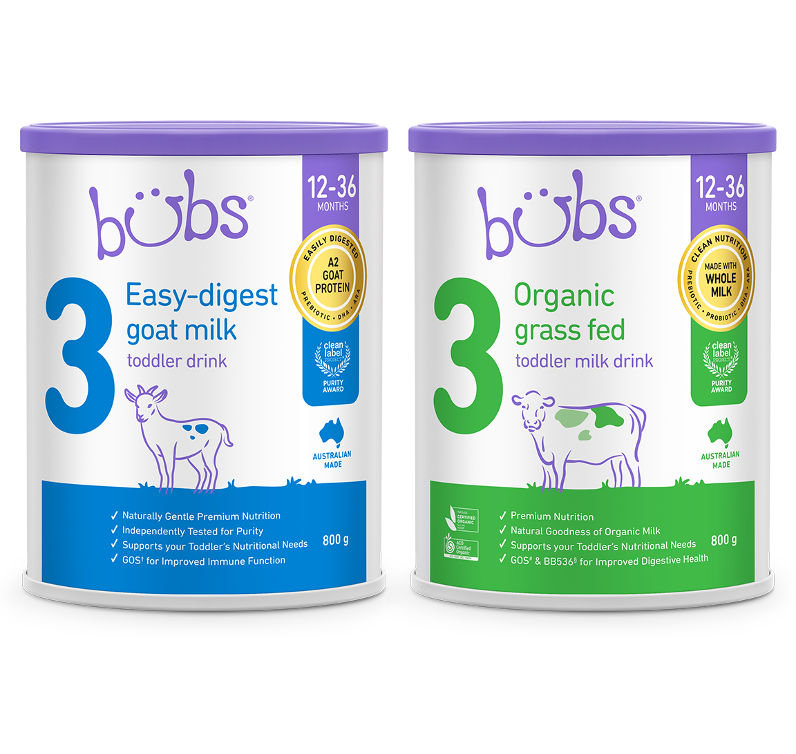Bubs® Easy-digest Goat Milk Growing Up Nutrition – Bubs Australia