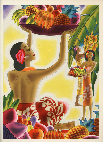 Three- S.S. Lurline Menus MCINTOSH, FRANK [ARTIST]