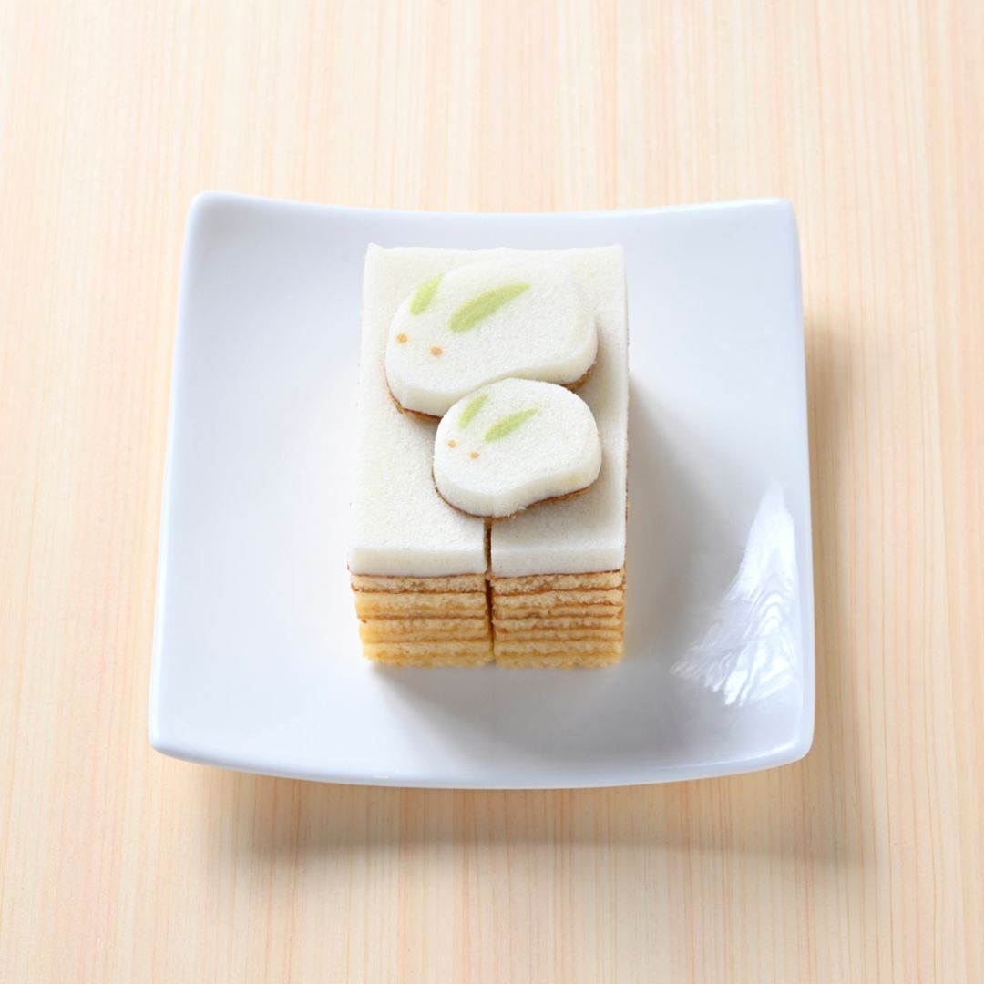 萬久の型ぬきバウム ゆきうさぎ｜【公式】まめや金澤萬久オンライン