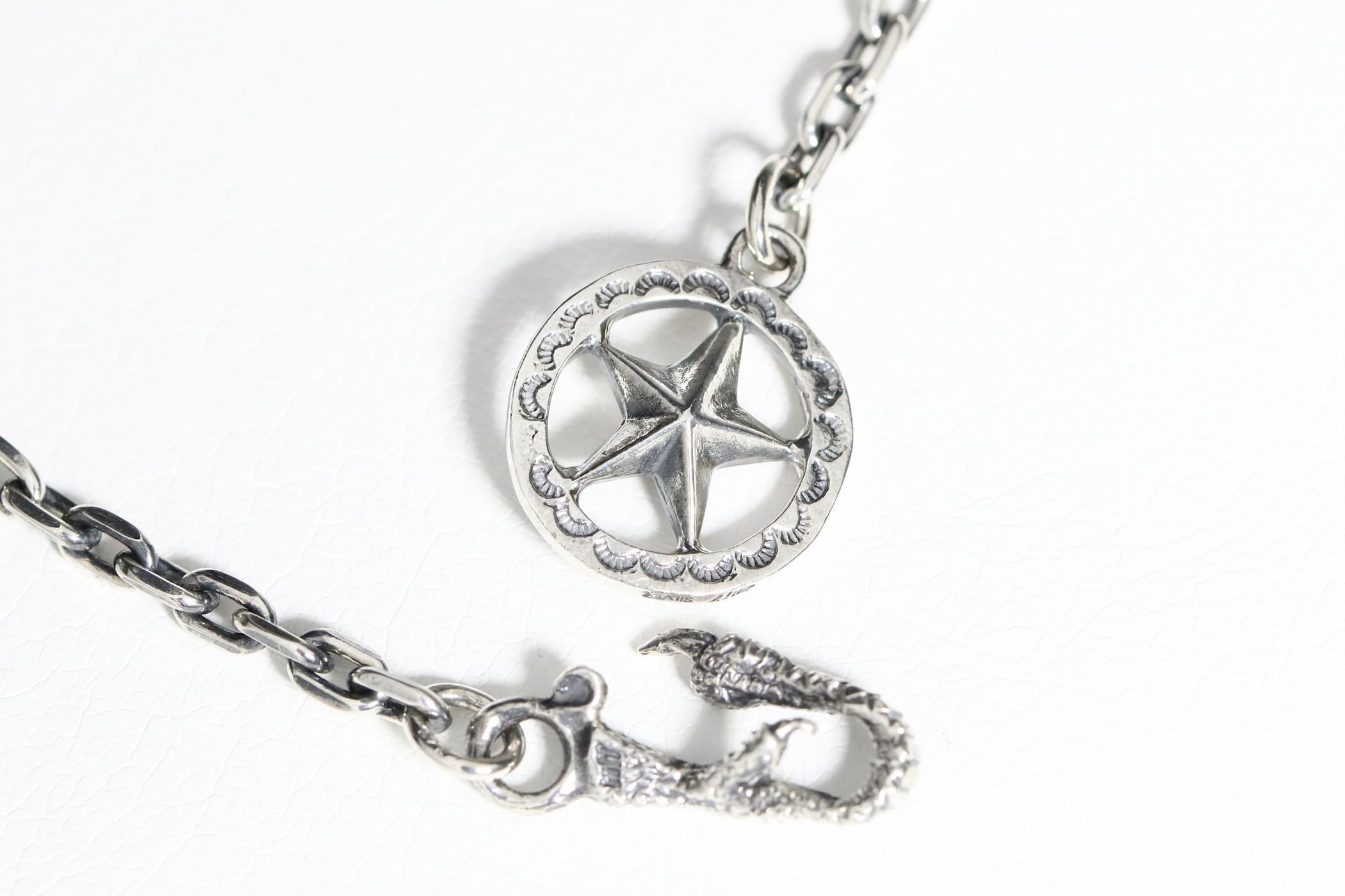 Wフェザーネックレス(M1/L2オニキス) クローフック/スターメディスン