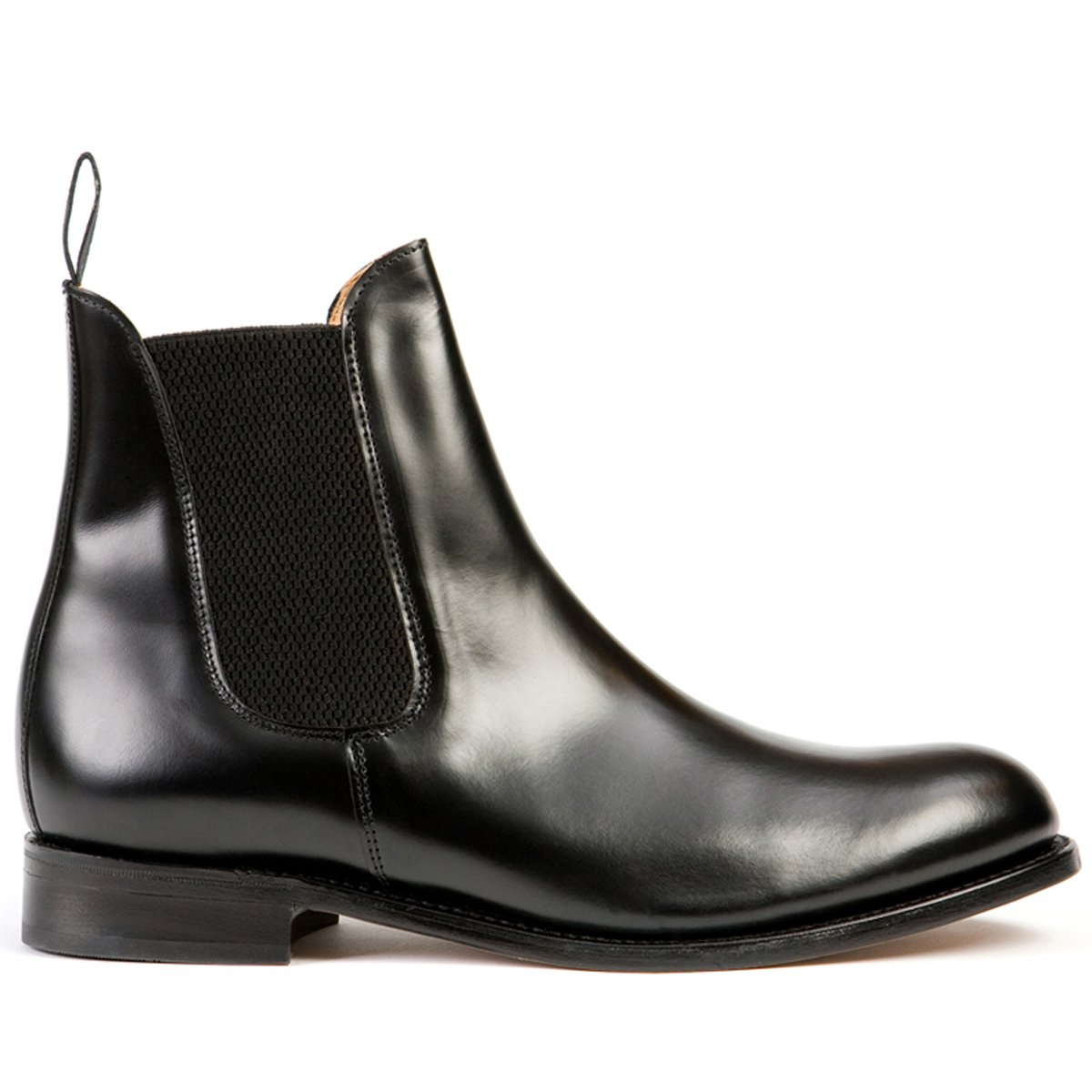 Sanders Chelsea in black leather - Bradshaw & Lloyd