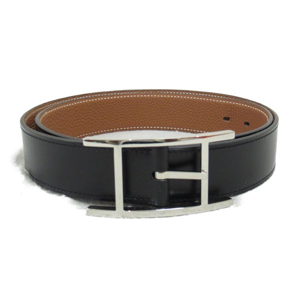 エルメス(HERMES)エルメス ベルト ブラック/ゴールド ベルト 衣料品