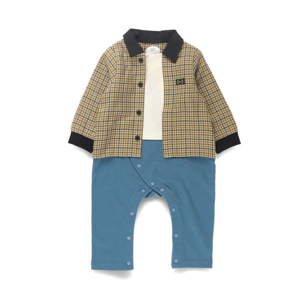 ベビー/おそろい】チェック柄カバーオール 2024秋冬 ｜子供服&ベビー服