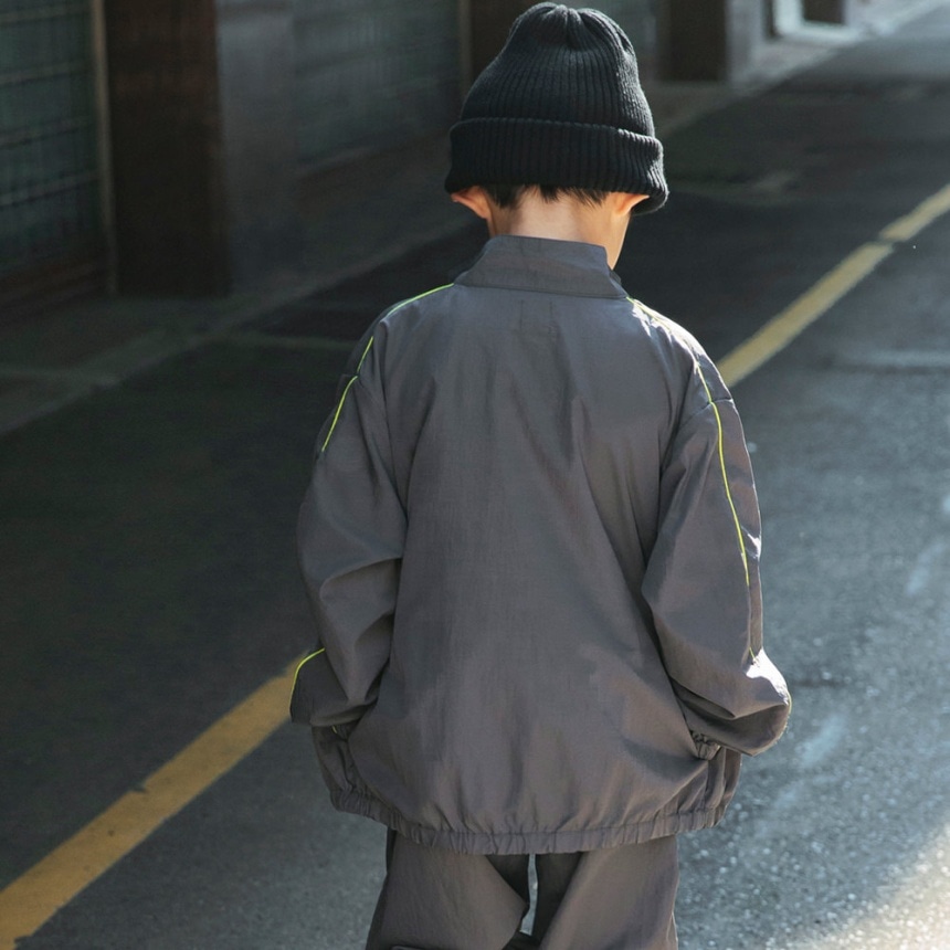 WEB限定/DRC/セットアップ対応】配色パイピングナイロンジャケット