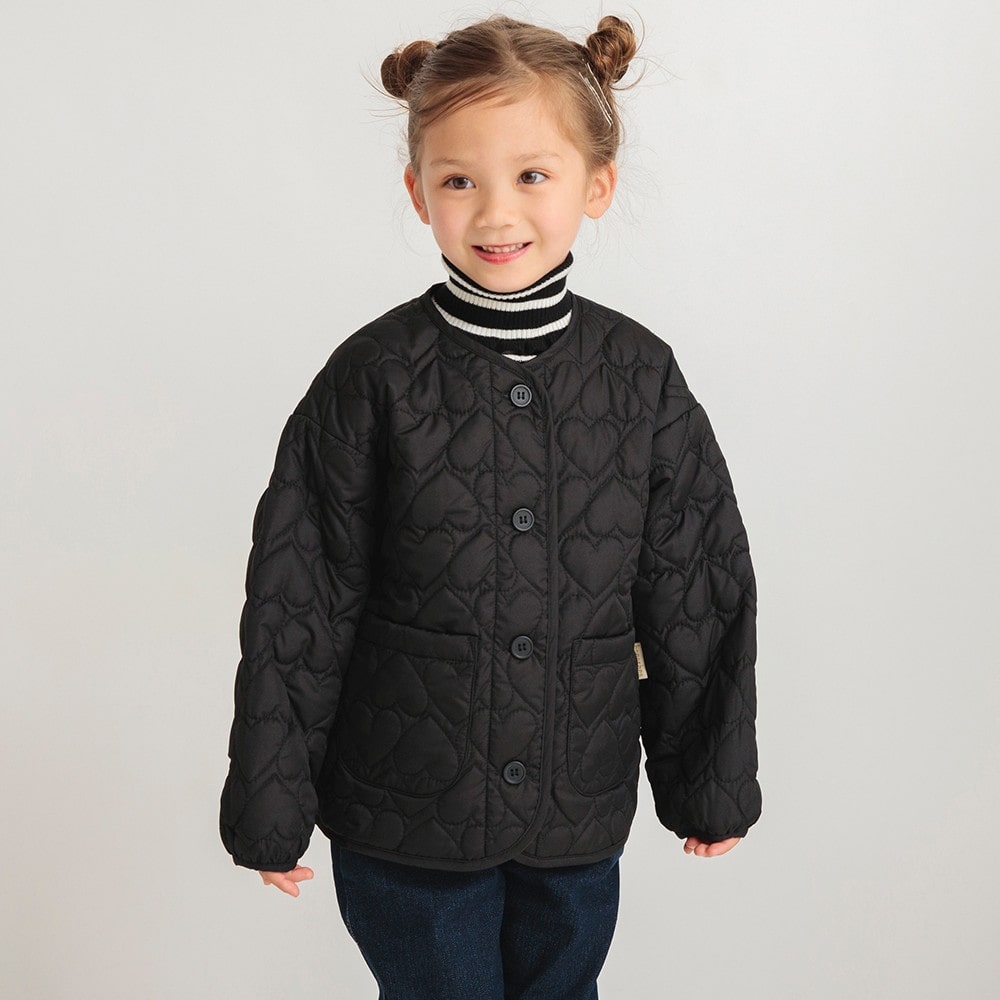 ハートキルティングジャケット 2024秋冬 ｜子供服&ベビー服