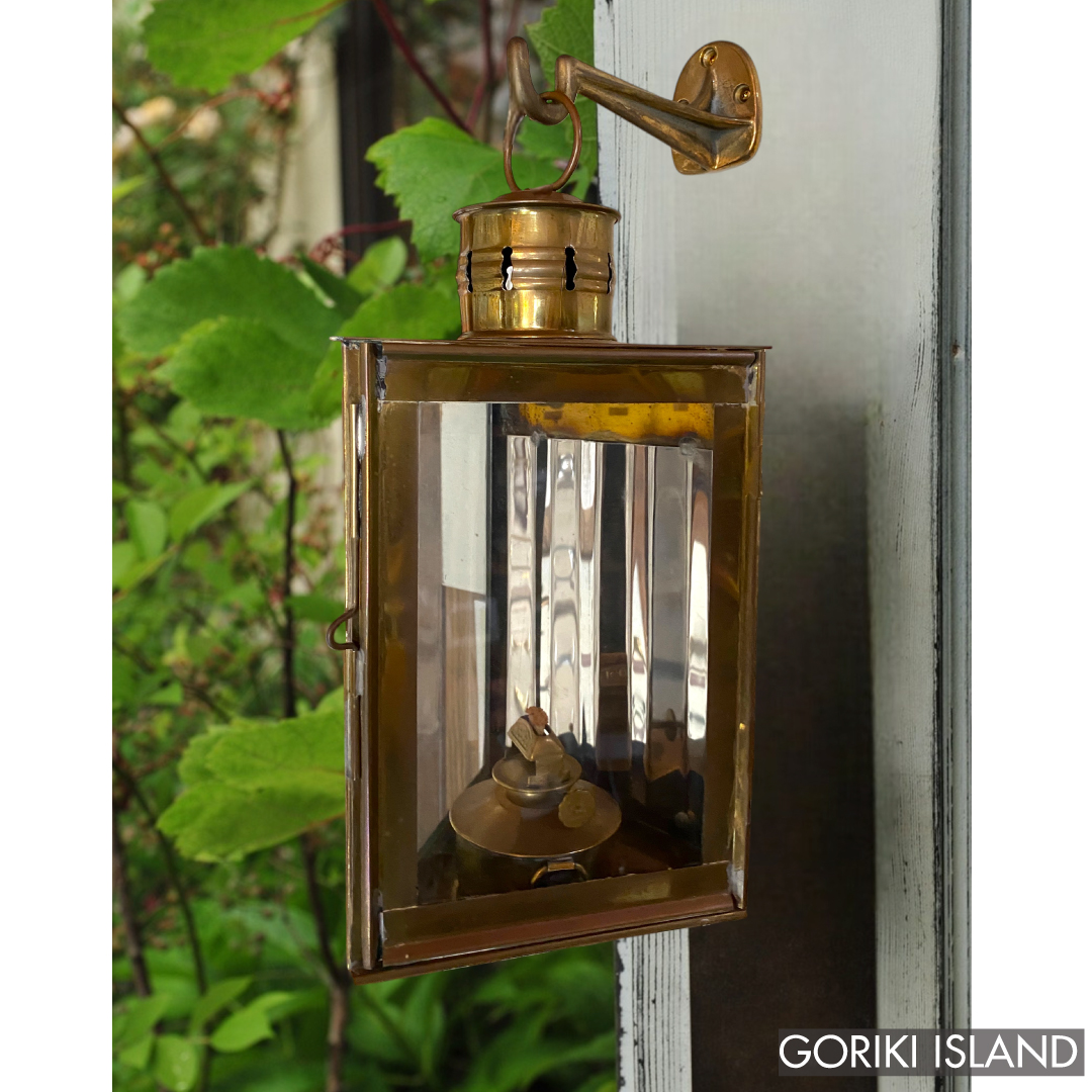 在庫限り】GORIKIISLAND オイルランプ トライアングル≫ランタン 三角