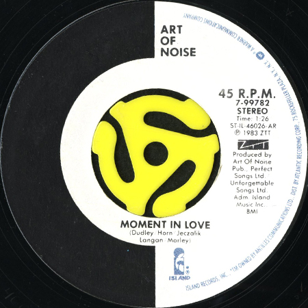 ART OF NOISE / BEAT BOX b/w MOMENTS IN LOVE (45's) - Breakwell Records