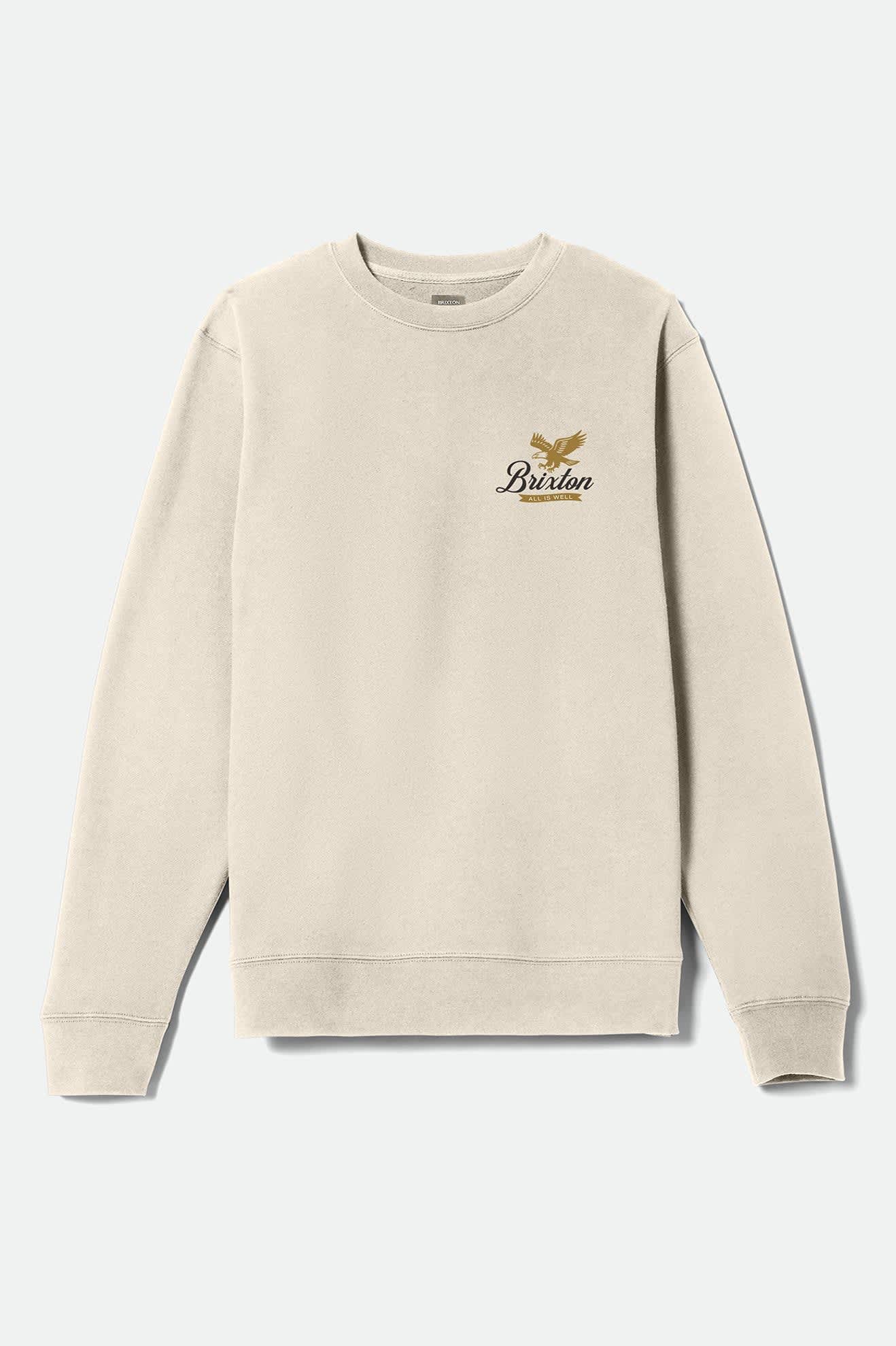 Men's Well Crew in Whitecap – Brixton