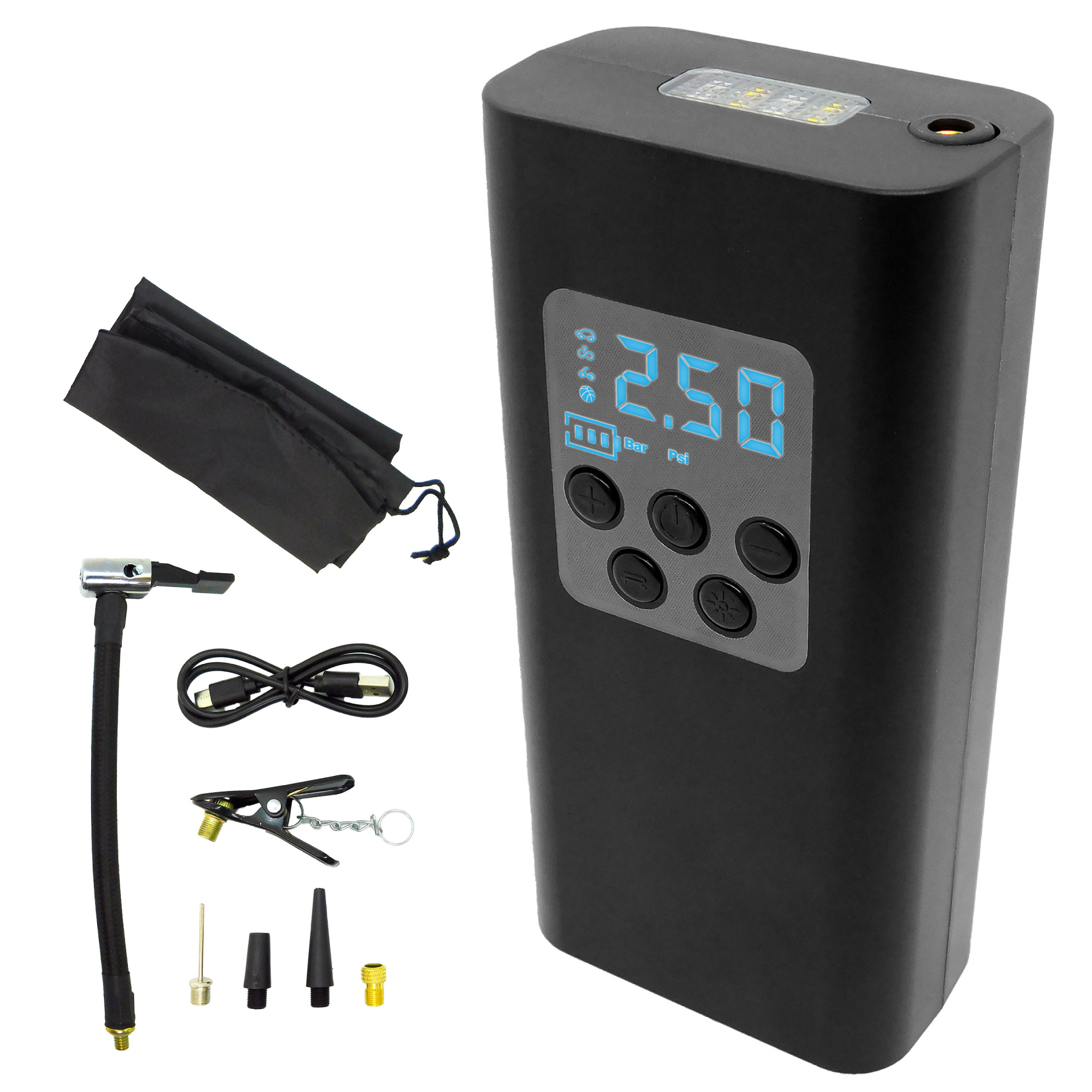 150PSI】多用途電動空気入れ - 株式会社ブロードウォッチ