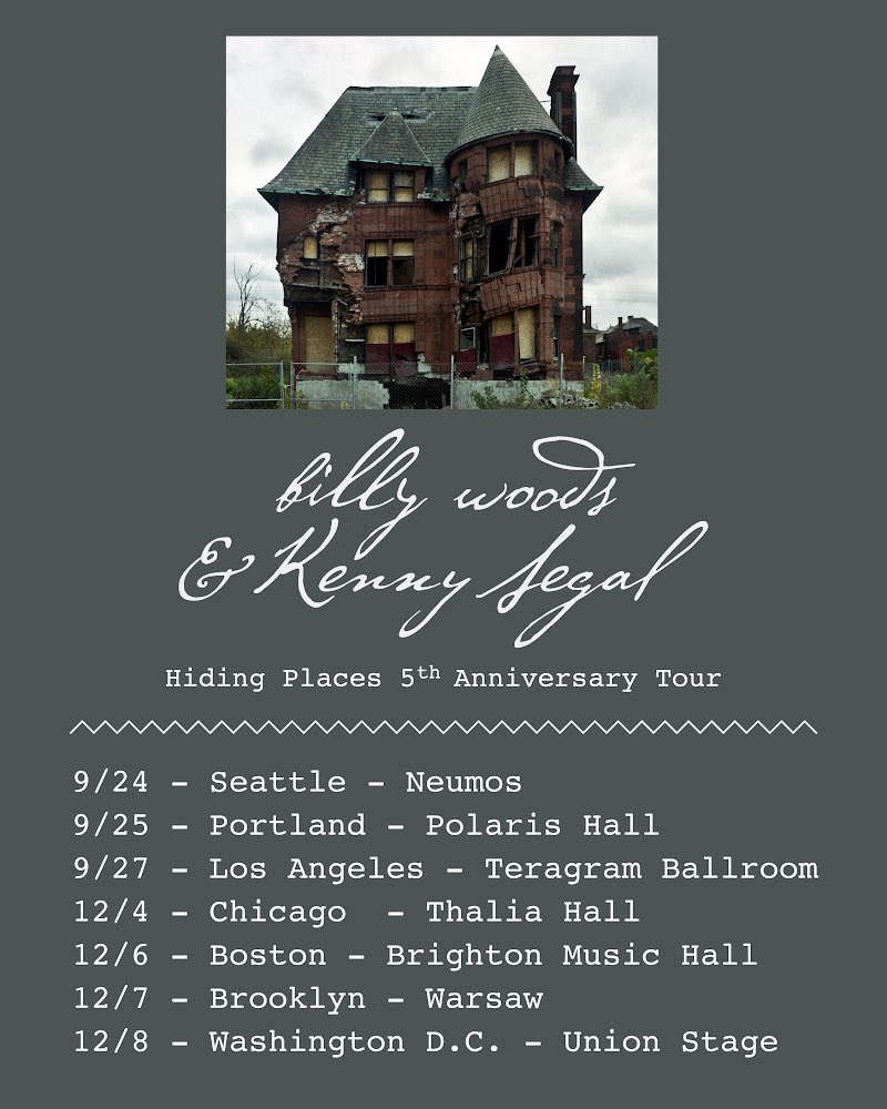 billy woods & Kenny Segal announce 'Hiding Places' tour
