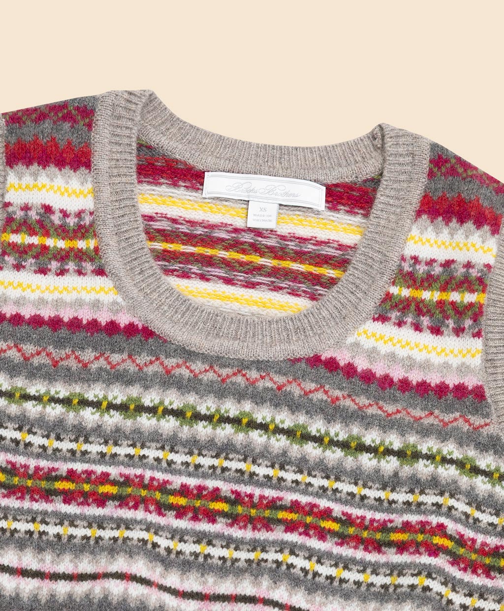 ラムズウール フェアアイル ノースリーブセーター | Brooks Brothers