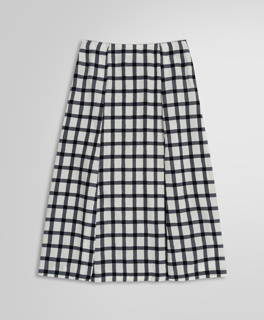 ポリエステル チェックプリント ソフトタックスカート | Brooks