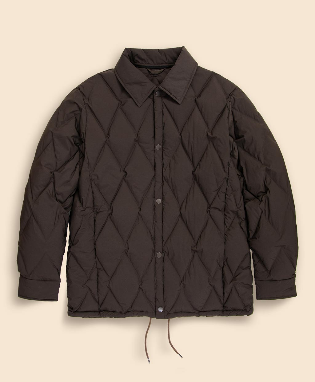 ストレッチナイロン キルティングダウン コーチジャケット | Brooks