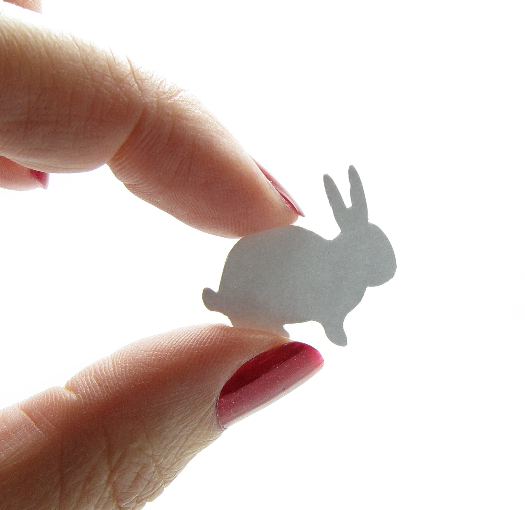 Bunny Rabbit Paper Die Cut Shapes for Easter Scrapbooking