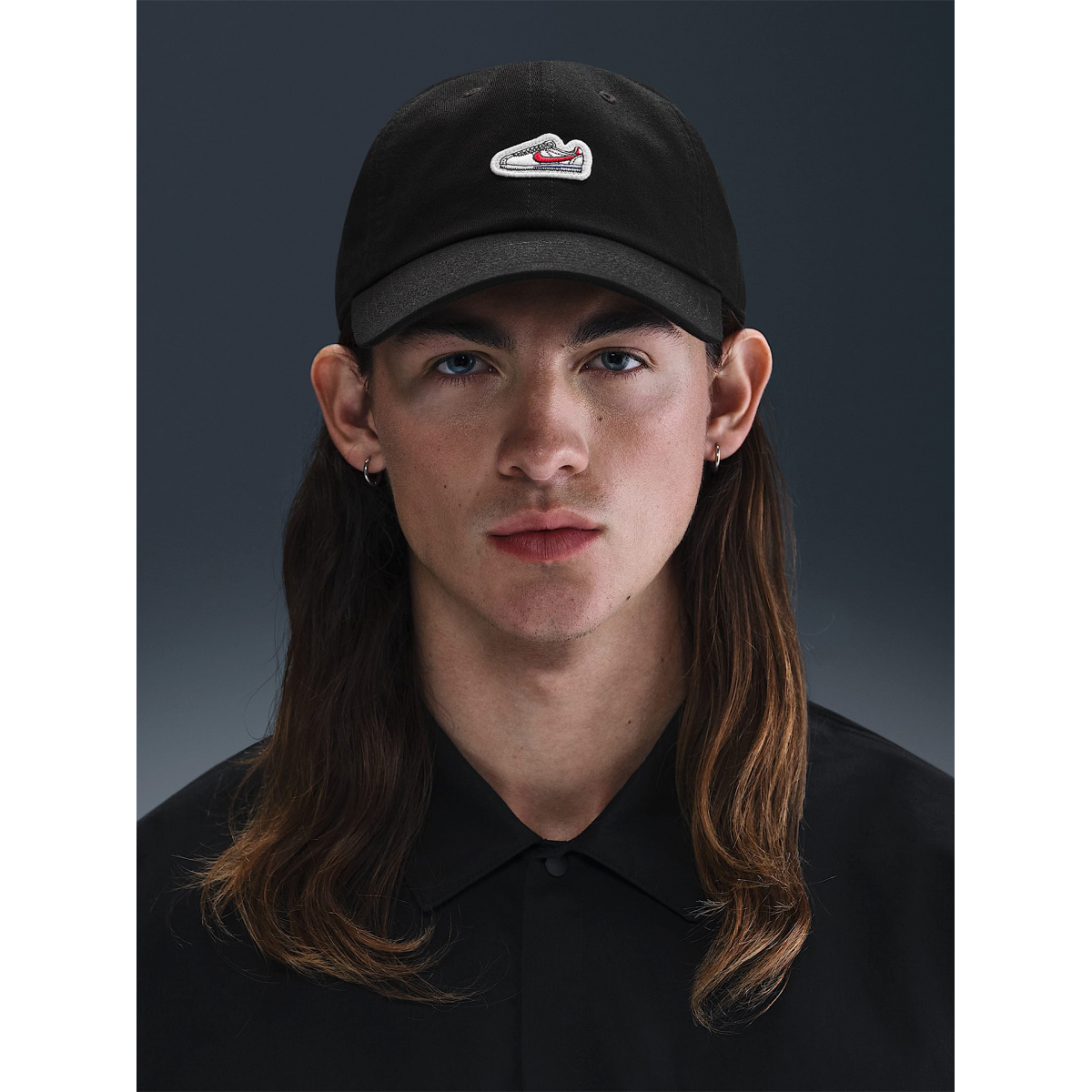 Nike Club Unstructured Cortez Patch Black Cap - HJ7124-010 - BZR