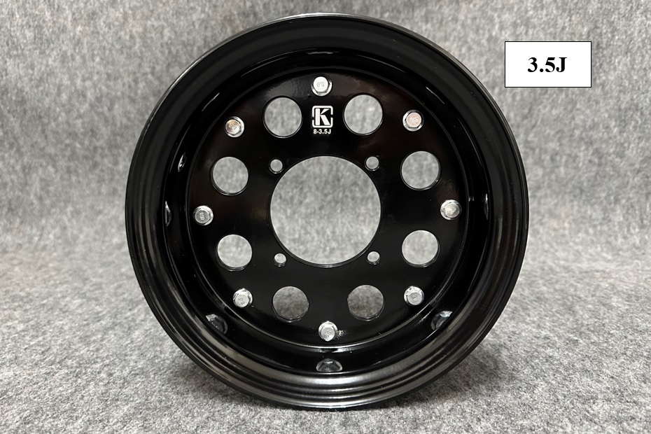 KEPSPEED製 モンキー用 8インチホイール(3.5J・4.0J・5.5J) ブラック