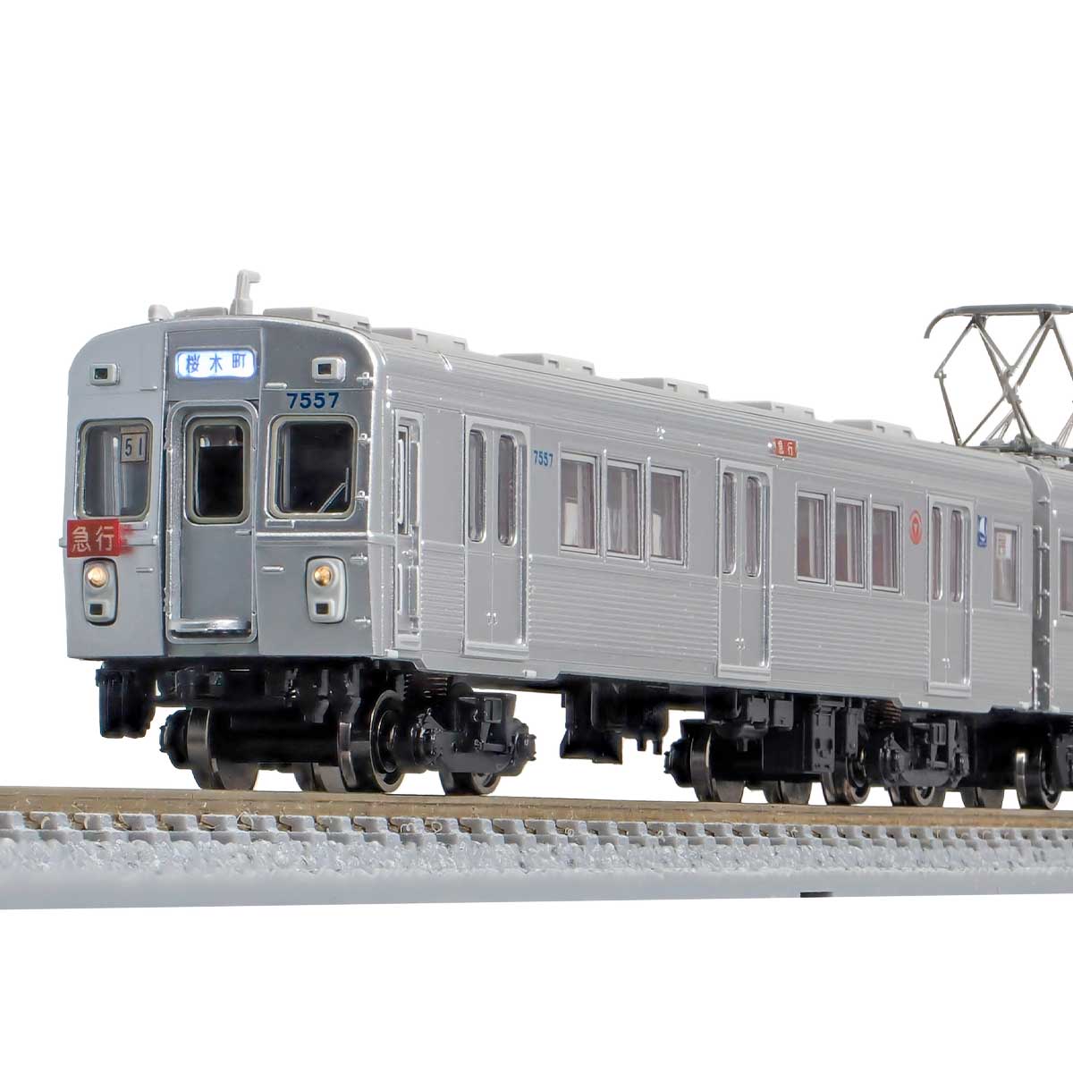 10504＞東急電鉄7200系（東横線・非冷房車）8両編成セット（動力付き