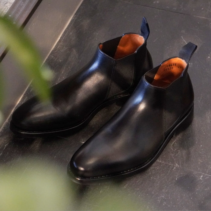 ブーツ | 98411 / BLACK CALF (DAINITE SOLE) - Jalan Sriwijaya