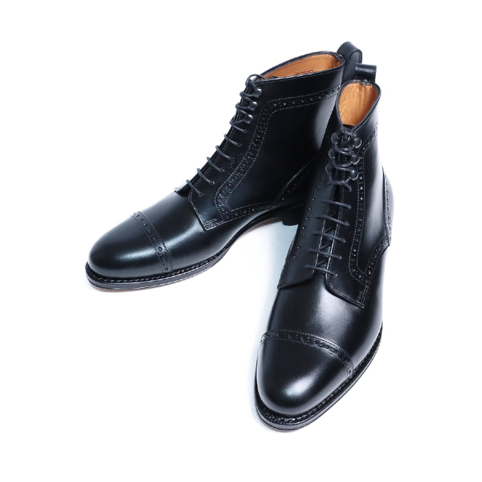 ブーツ | 99008 / BLACK CALF (LEATHER SOLE) - Jalan Sriwijaya
