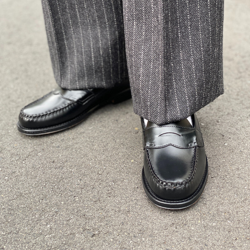 ローファー | 11035H LOGAN / BLACK (LEATHER SOLE) - G.H.BASS