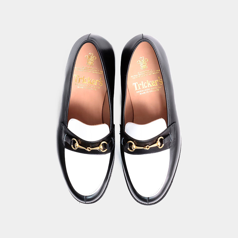 ローファー | 【新色】M5777 BIT / BLACK & WHITE CALF (LEATHER SOLE