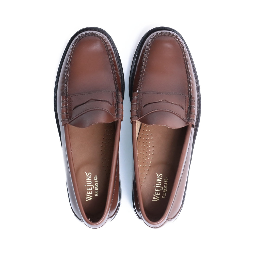 ローファー | 11010H LARSON / MID BROWN (LEATHER SOLE) - G.H.BASS