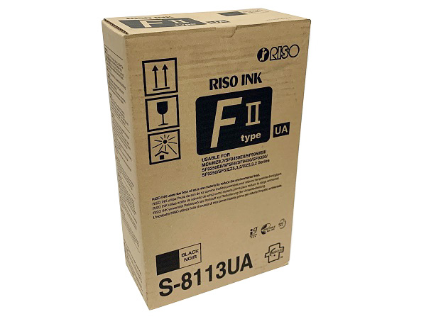 Risograph S-8113UA Black Ink Box of 1000ML Tubes | GM Supplies