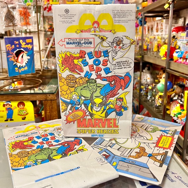 McDonald's Marvel Super Heroes HAPPY MEAL Bags マクドナルド