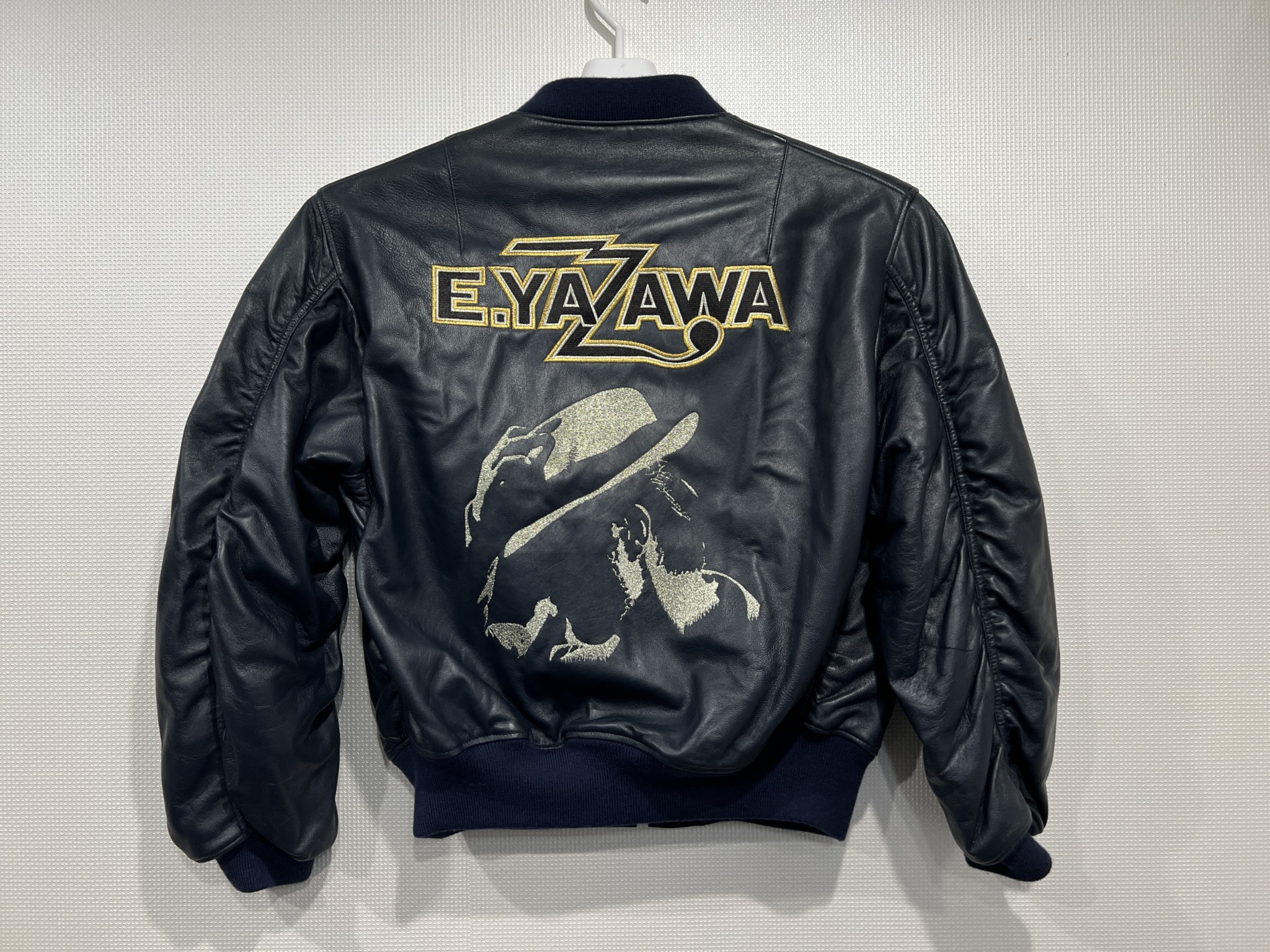 矢沢永吉 E.YAZAWA 革ジャン持ち込み 刺繍加工 | バイクチーム刺繍・革