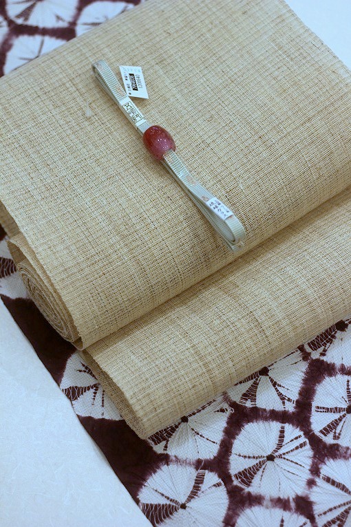 越後上布/八寸名古屋帯・星野利光 重要無形文化財指定