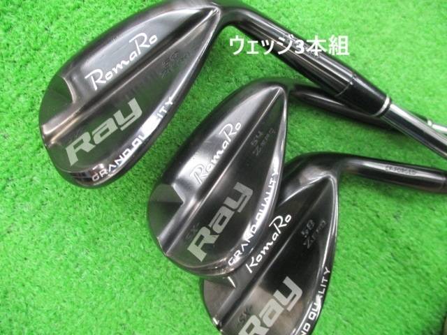 RomaRo ロマロ 中古ウェッジ Ray SX-ZERO Black Ion Plating 50゜の