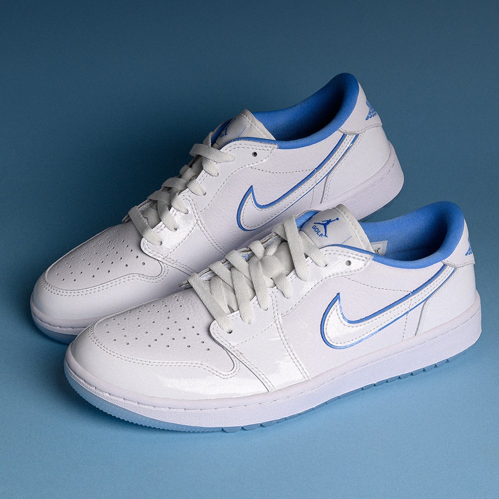 Jordan Golf Shoes - Air Jordan 1 Low G - White - Legend Blue SP26
