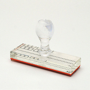 プラ台ゴム印・トップスター 長型 30×90mm オンライン入稿｜ゴム印の