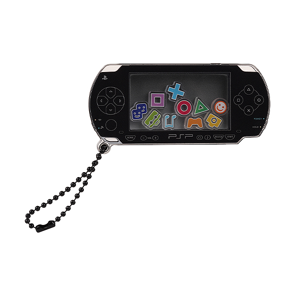 PSP™ (PlayStation™Portable)のシャカシャカアクリルキーホルダー 黒