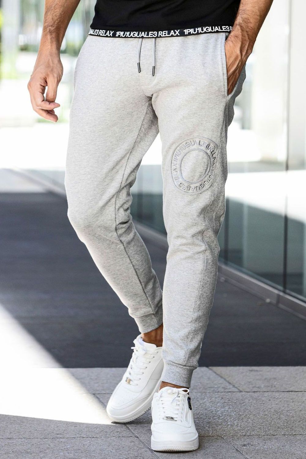 1PIU1UGUALE3 RELAX - CIRCLE LONG PANTS / サークルロゴ スウェット