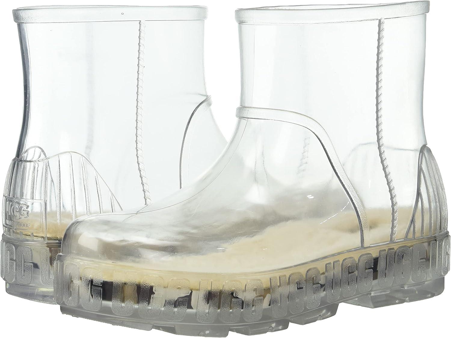UGG Women's Drizlita Rain Boot 8 - Clear | Waterproof and Stylish