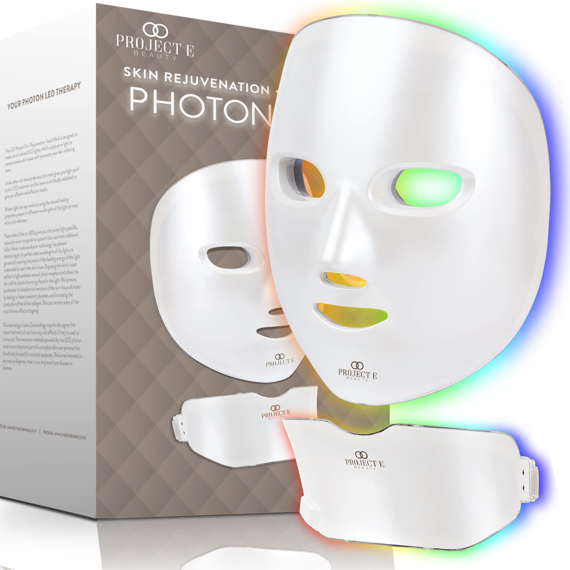Project E Beauty LED Light Therapy Mask - Wireless Photon Skin