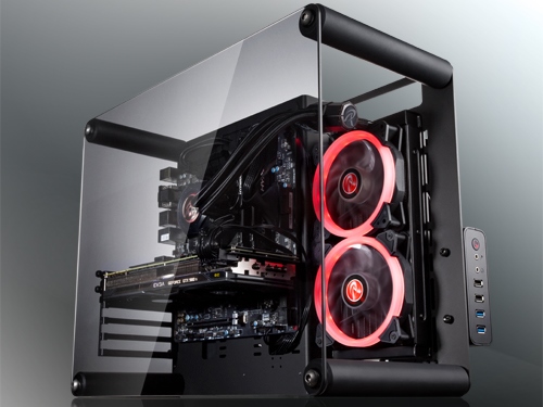 MicroATX対応オープンフレームPCケース、RAIJINTEK「PAEAN M