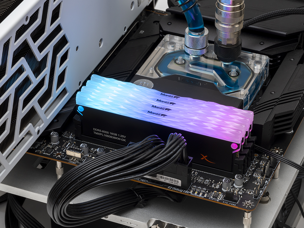 ダミーモジュールですべてのスロットを鮮やかに彩るDDR5メモリ、v