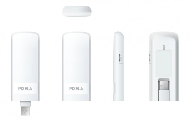 au/SoftBankのプラチナバンドに対応するLTE USBドングル、ピクセラ