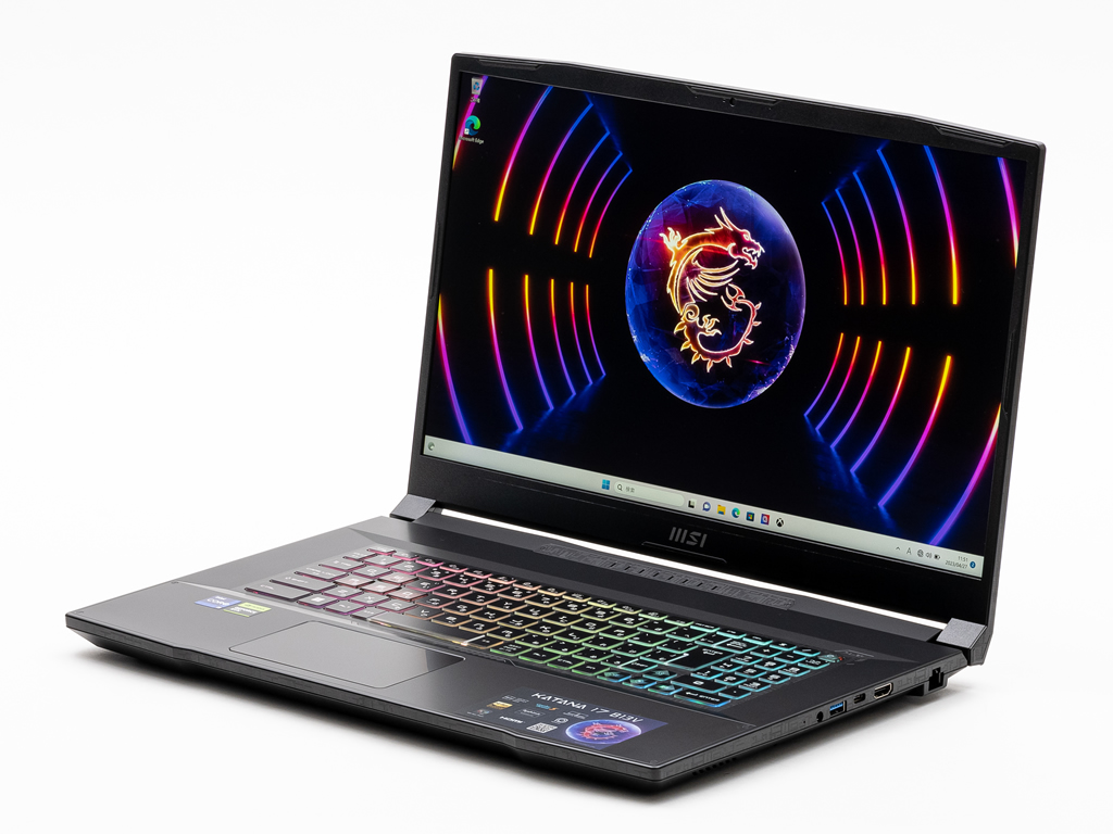 28万円切りの高コスパゲーミングノートPC、MSI「Katana-17-B13VFK