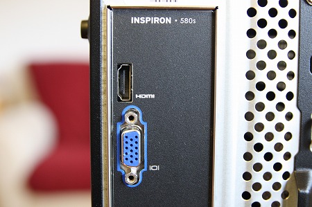 パソコン徹底比較購入ガイド/DELL Inspiron 580sレビュー:背面部をチェック