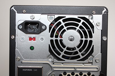 パソコン徹底比較購入ガイド/DELL Inspiron 545レビュー(6)背面部を