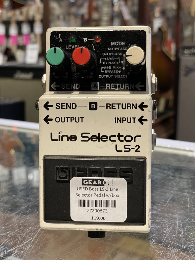USED Boss LS-2 Line Selector Pedal w/box: Canadian Online Music