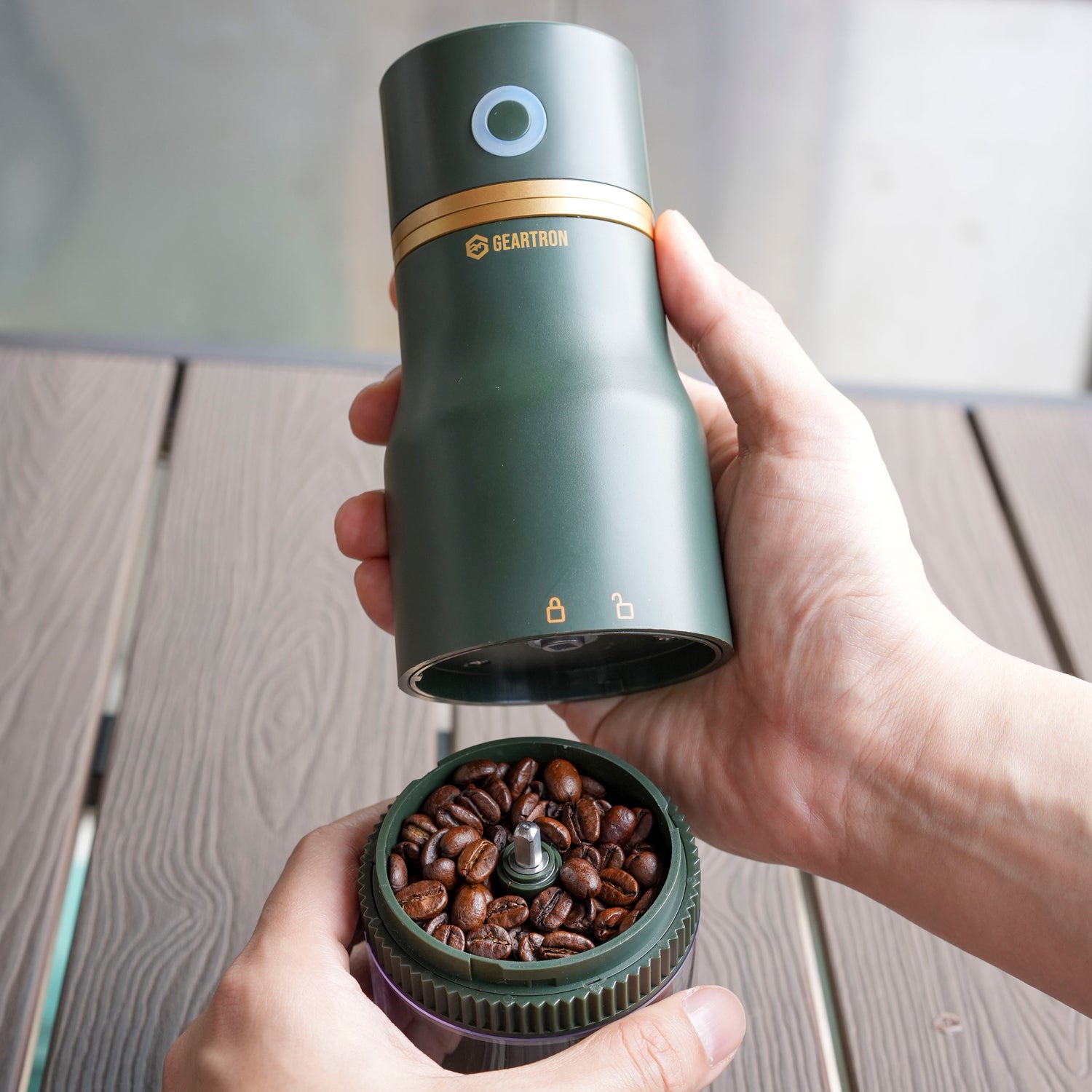 PLUG&GO | Portable Electric Coffee Grinder – GEARTRON CO