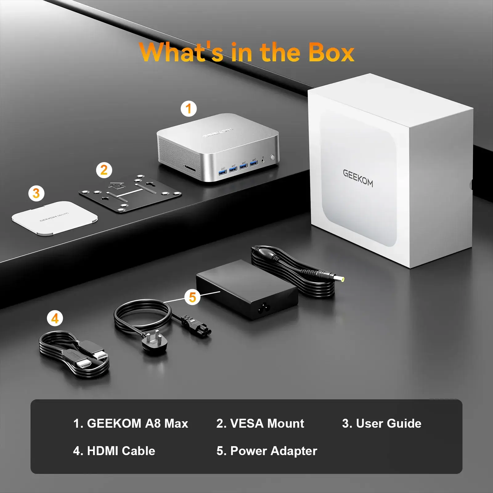 GEEKOM A8 Max AI Mini PC – AMD Ryzen 9 8945HS – GEEKOM UK