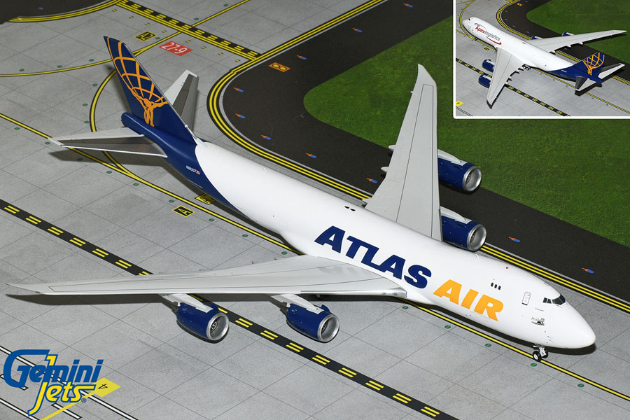 G2GTI1237 GEMINI 200 ATLAS AIR / アトラス航空 B747-8F N863GT final
