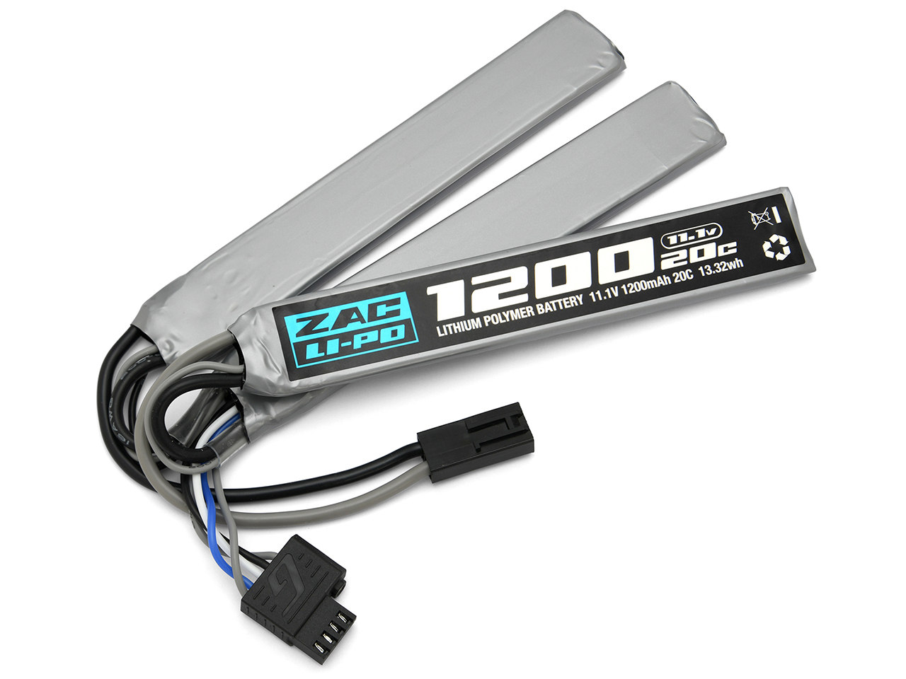 設定不要で簡単充電 エアガン用LiPoバッテリー ZAC LiPo Battery | G