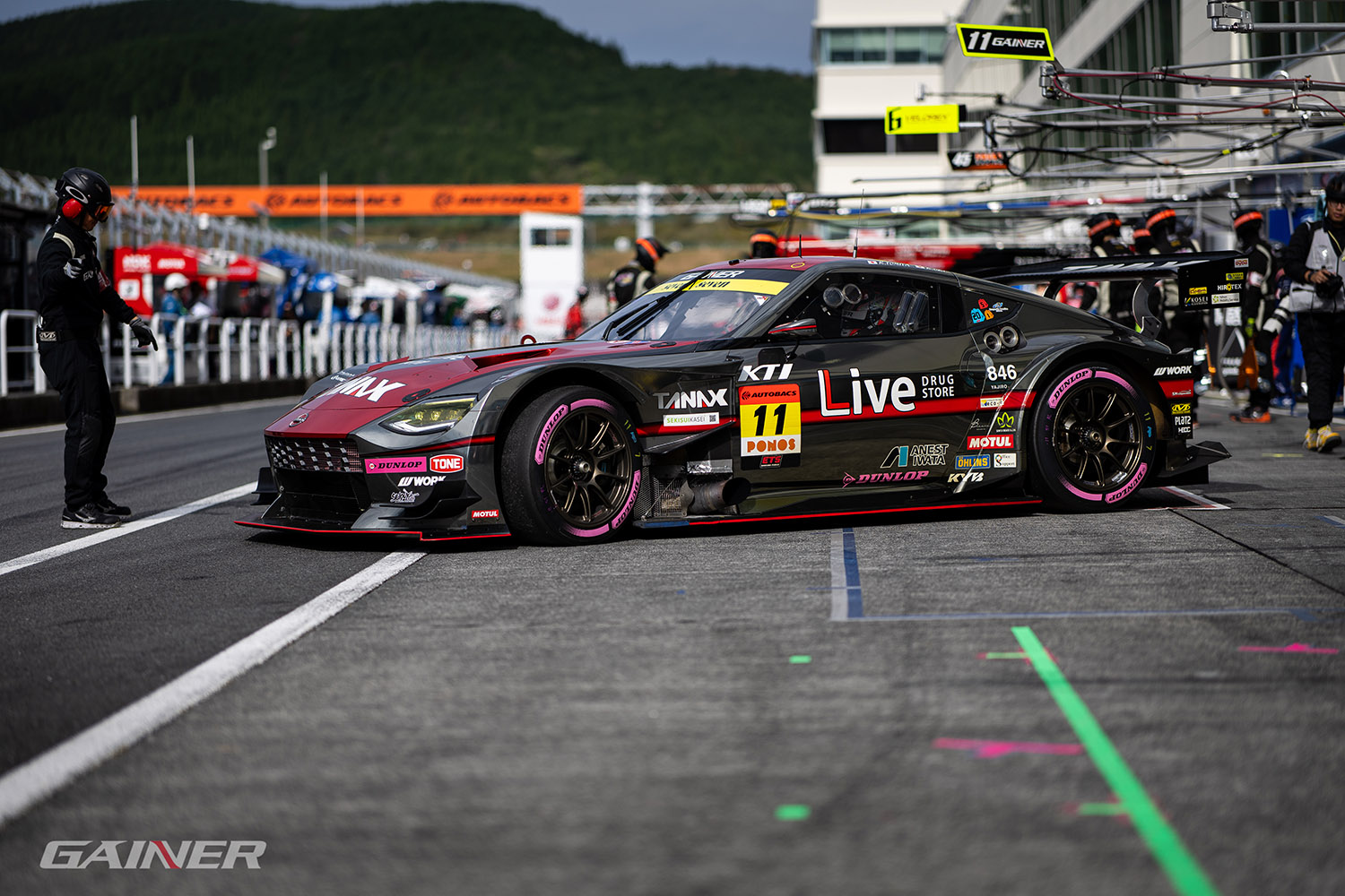 ギャラリー】2025 SUPER GT RD.7 AUTOPOLIS 11号車 GAINER TANAX Z