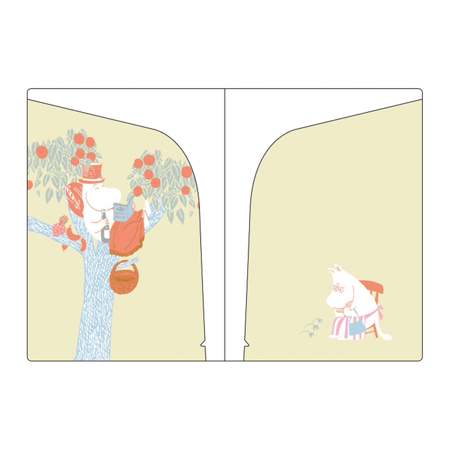 MOOMIN ムーミンA5ダブルファイル（木の上） - 学研ステイフル